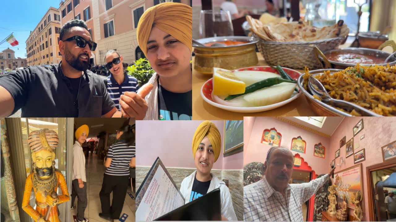 ਗੁਰਸ਼ਾਨ ਨਾਲ LUNCH ਤੇ ਕੇਥੇ ਗਏ😊 PUNJABI RESTAURANT IN ITALY😍DAILY PUNJABI VLOG