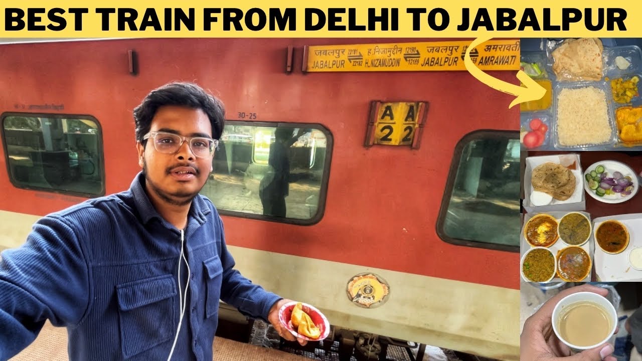 Mahakoshal Express Train Journey Hazrat Nizamuddin to Jabalpur *6 hrs late bilkul priority nahi*