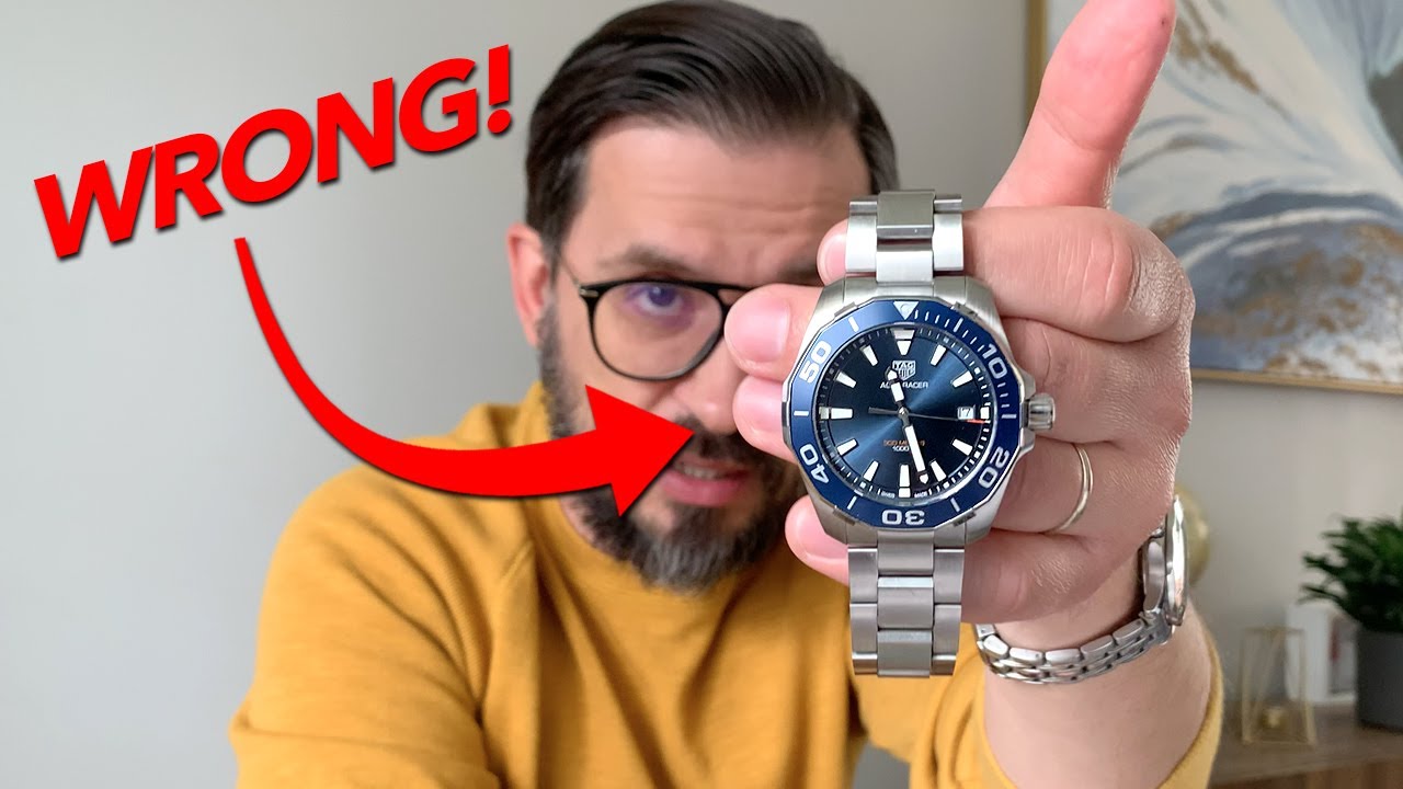 Я купил эти часы TAG Heuer Aquaracer на eBay. Большая ошибка.