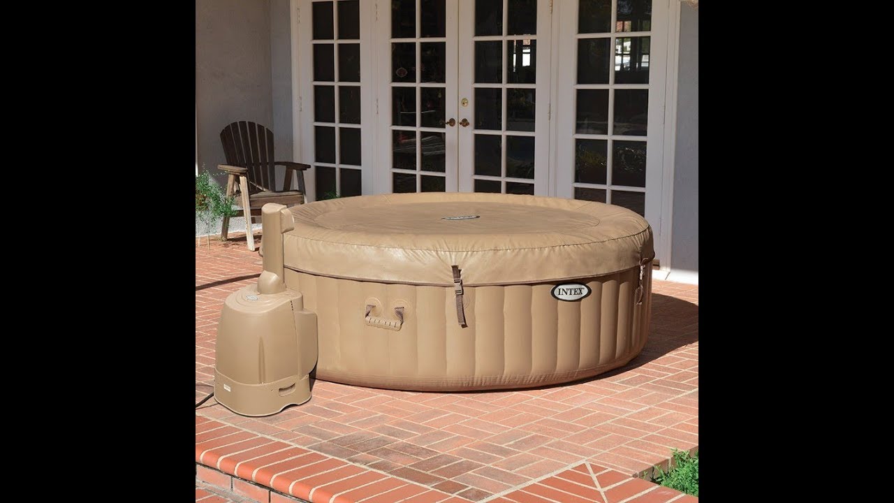 Intex Portable Pure Spa Inflatable Hot Tub Set Up / Review, Instructions, Tutorial, Guide