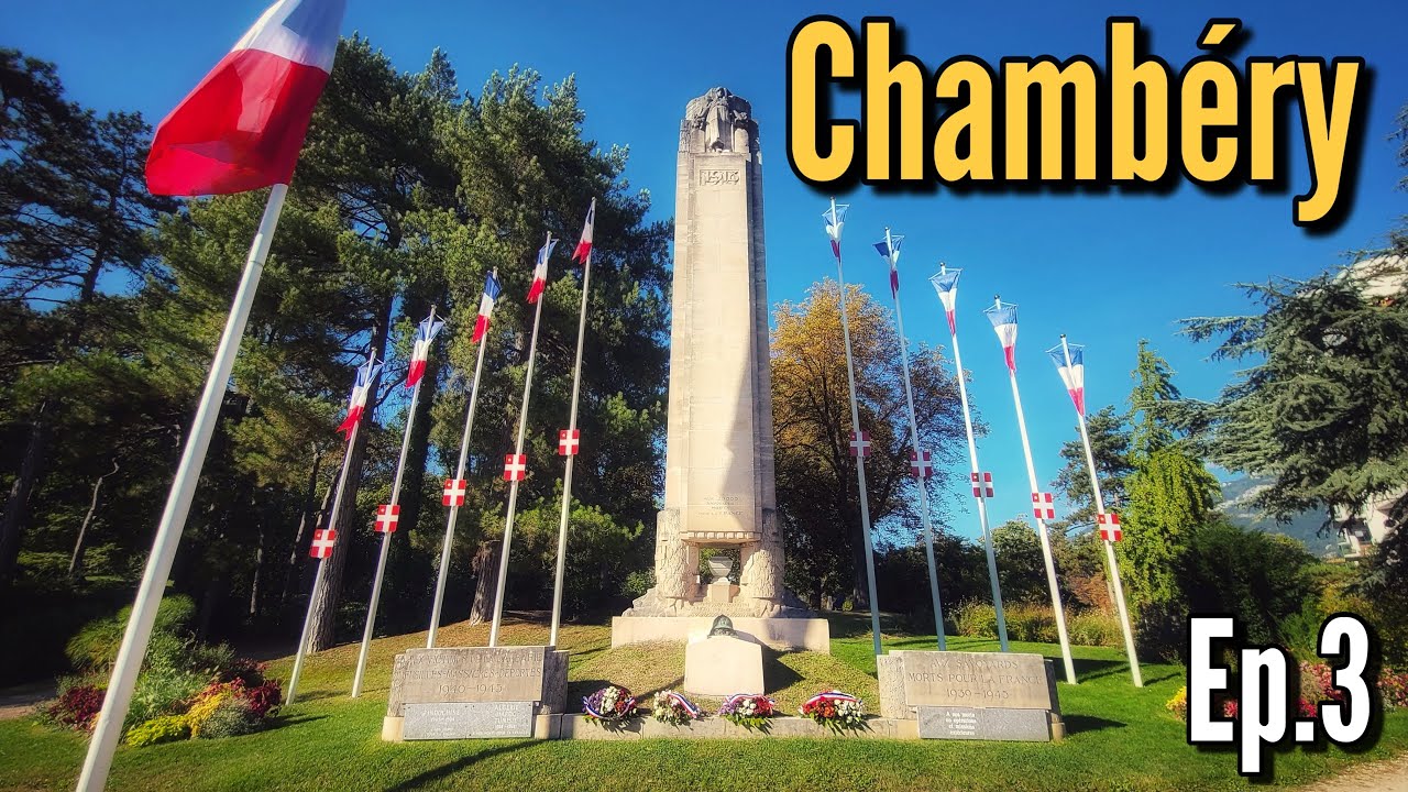 Chambéry - walking tour | France FR - October 2021 | 4K 60fps (UHD)
