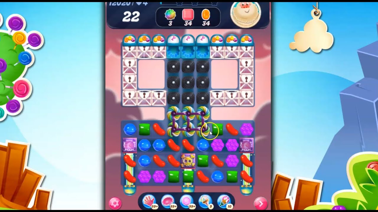 Candy Crush Saga Level 12020 No Boosters