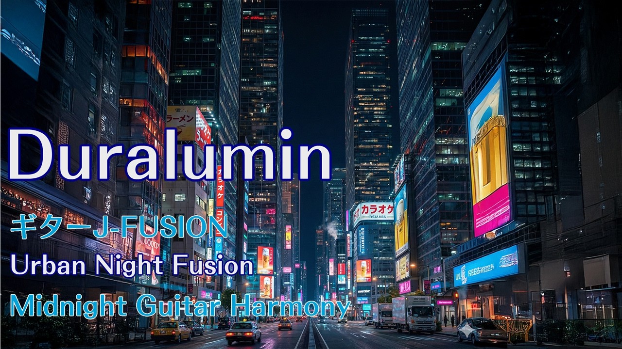 【J-FUSION】都会派フュージョンModern J-Fusion Instrumental: Duralumin (Midnight City Vibes)