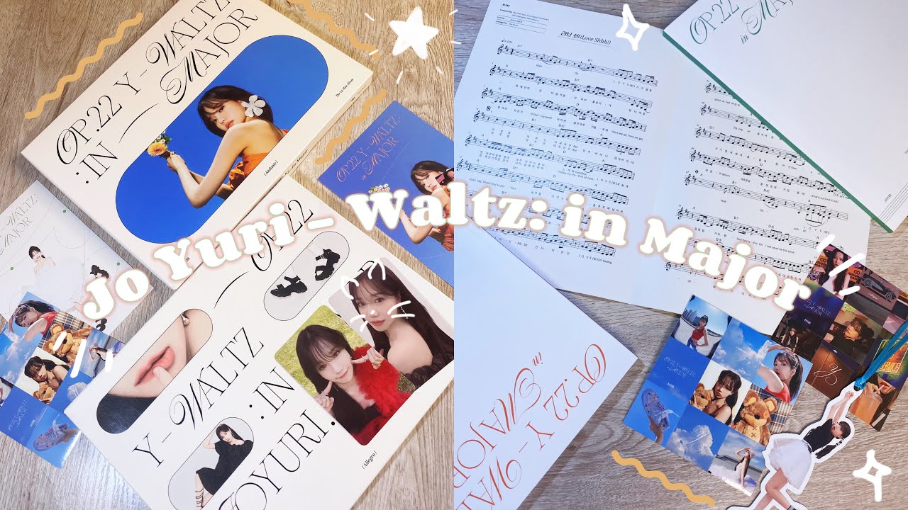 ⁂♡︎ ☁️ Распаковка альбомов Jo Yuri - Waltz: in Major | unboxing kpop album Jo Yuri ex. izone ♡︎⁂