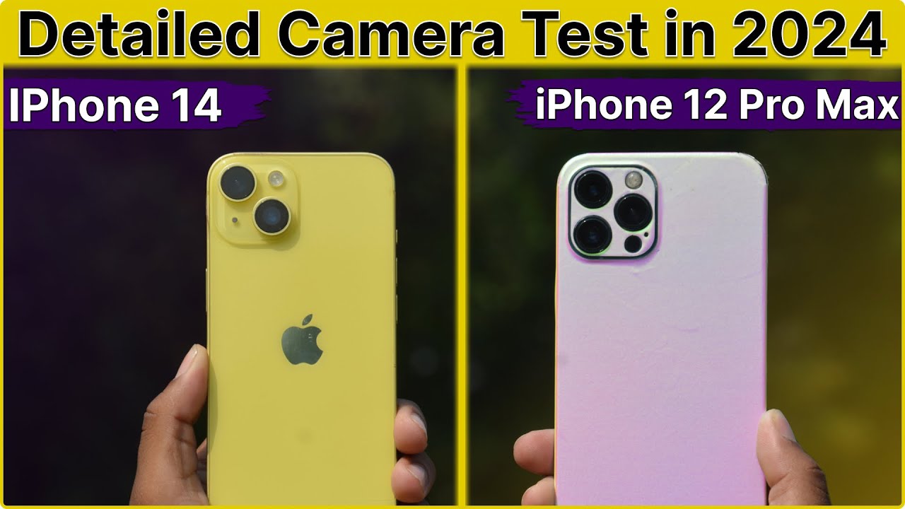 iPhone 12 Pro Max vs iPhone 14 Camera Comparison 2024🔥| Detailed Camera Test in Hindi
