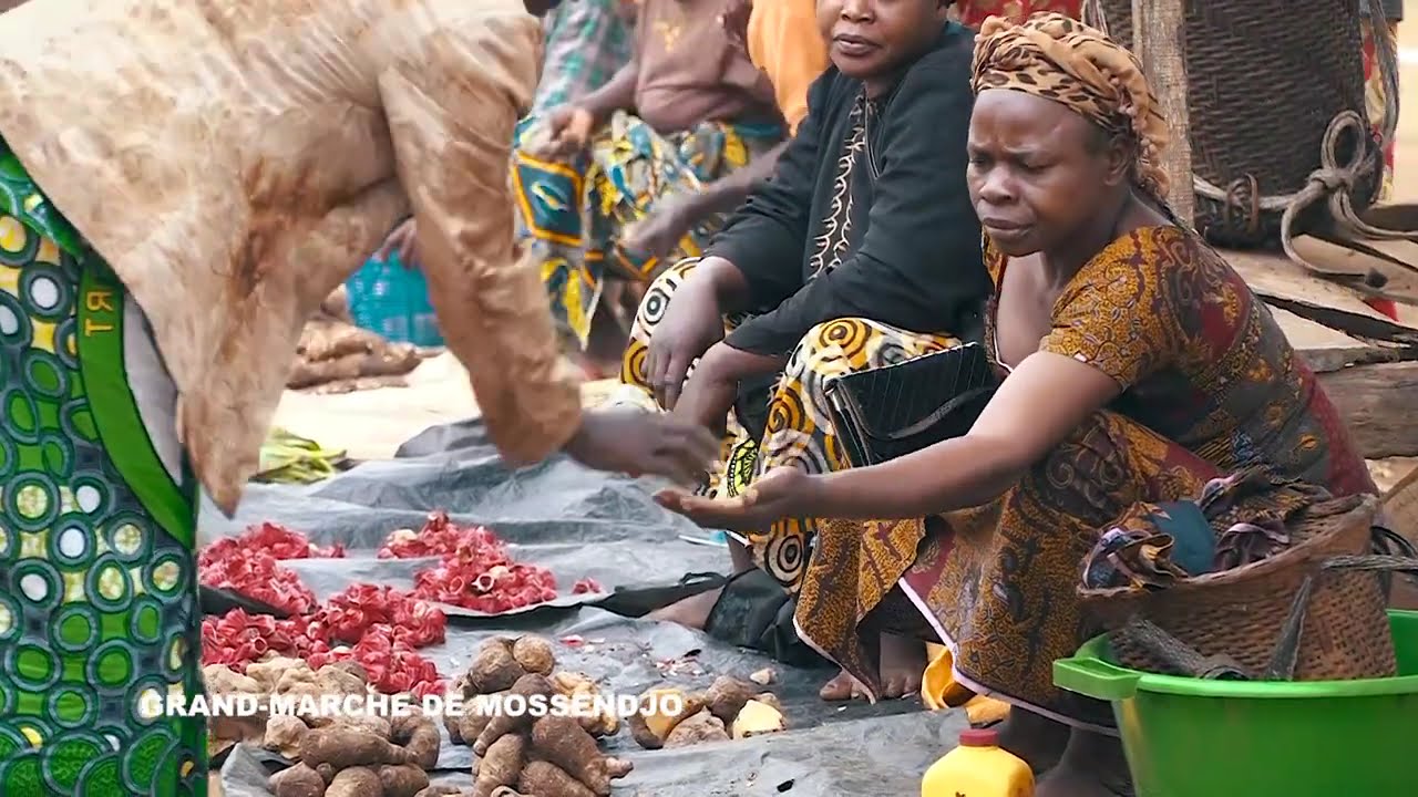 Grand Marché de Mossendjo. République du Congo – Afrique Centrale