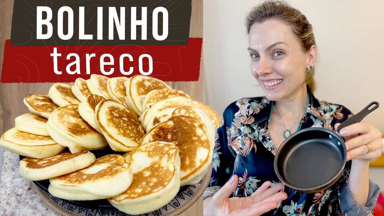 BOLINHO TARECO DE FRIGIDEIRA - PRONTO EM 5 MINUTOS - RECEITA FÁCIL