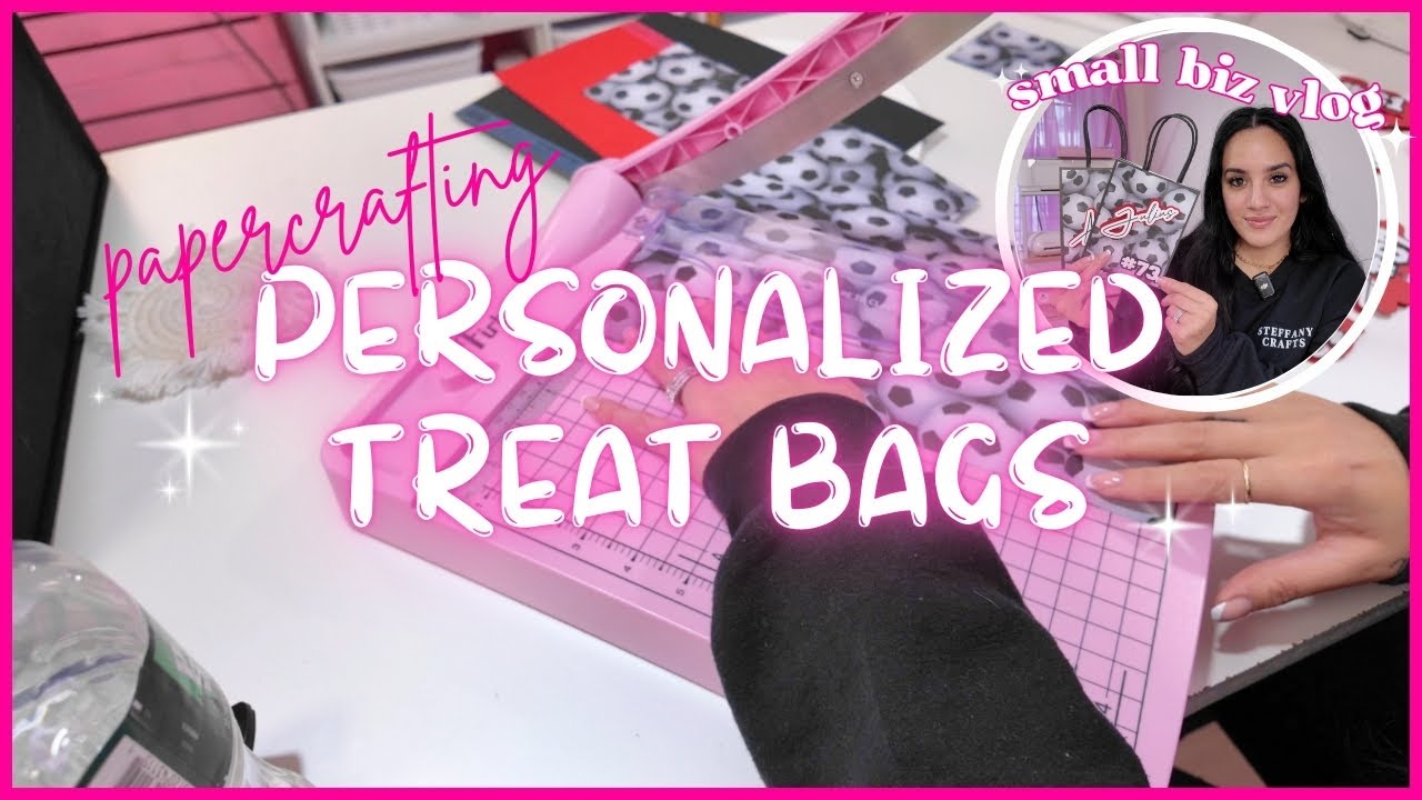 working on PERSONALIZED TREAT BAGS ⚽️