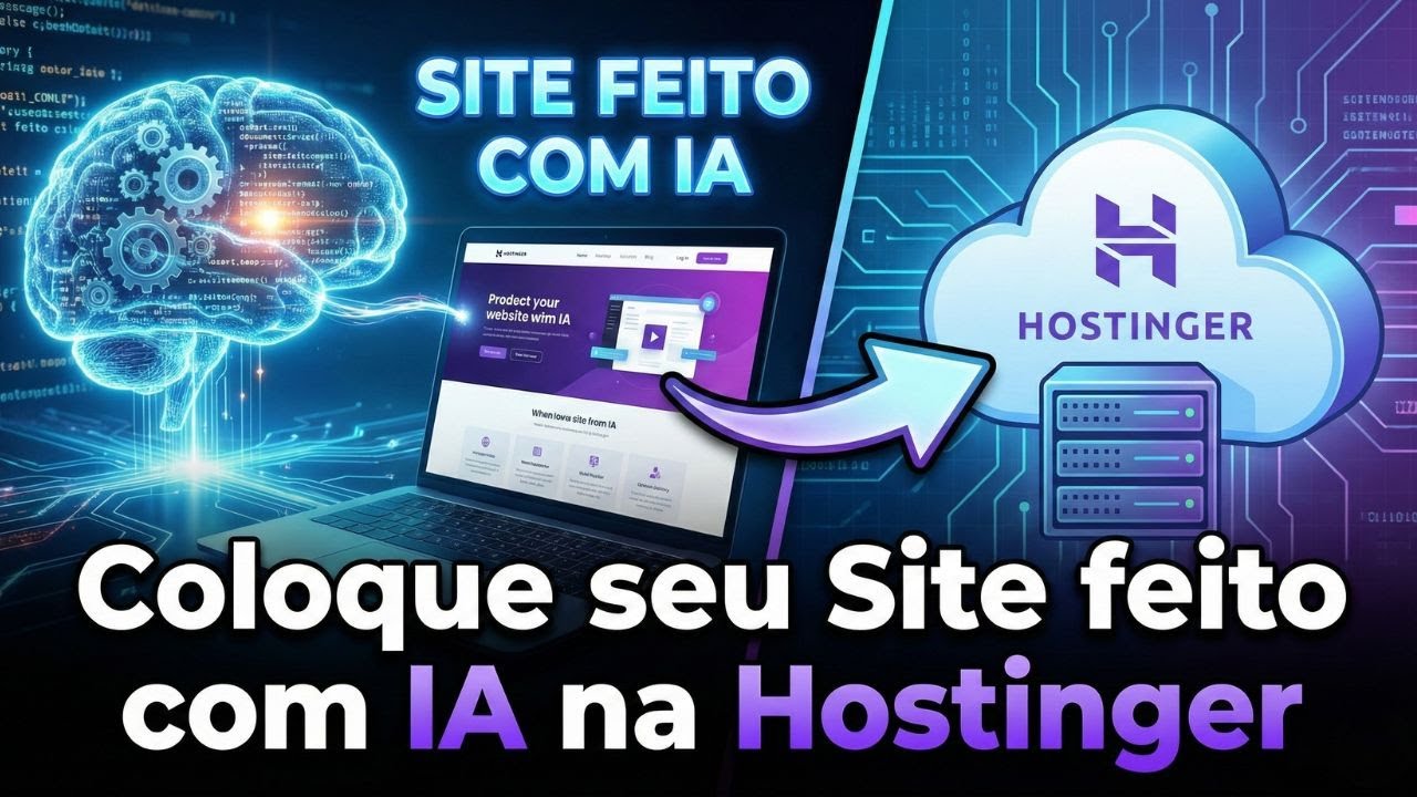 Crie Sites e Sistemas com Antigravity e Hospede na Hostinger em Minutos (Auto-Deploy)