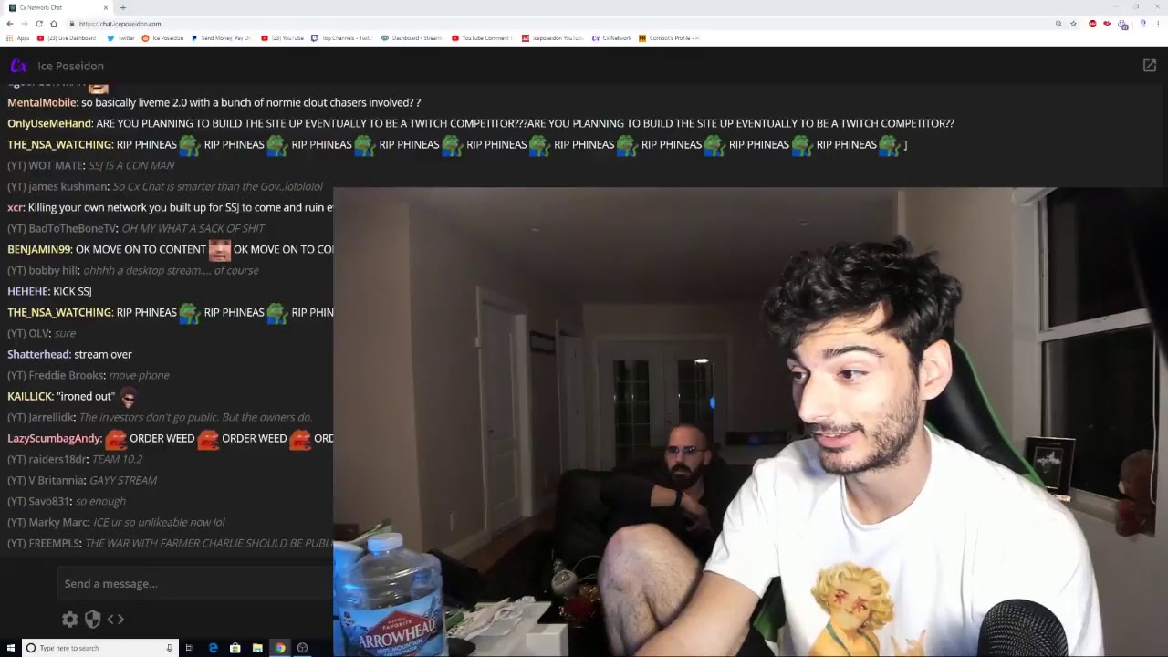 Ice Poseidon CONFIRMS Sam Pepper will most likely NOT be in the Cx streamer house