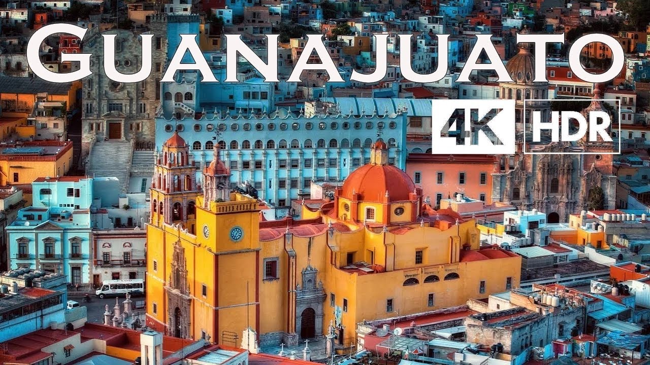 GUANAJUATO Mexico in 4K HDR (Ultra HD) | by drone