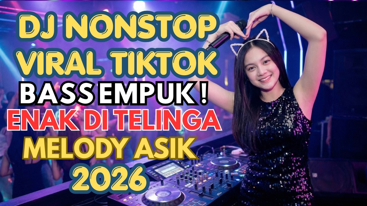 DJ TIKTOK ENAK NEMANI SAAT KERJA DJ TERBARU 2026 FULL BASS REMIX 🎵  SANTAI ASIK 🎵 SLOW BASS MANTAP