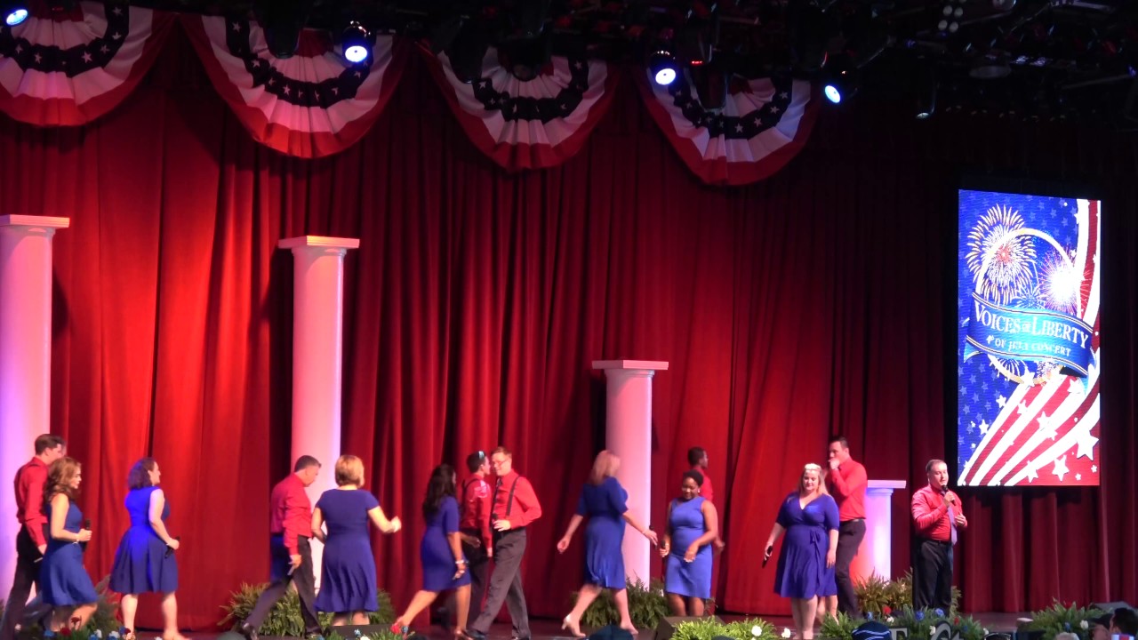 Voices of Liberty - July 4th Performance | Epcot 2017