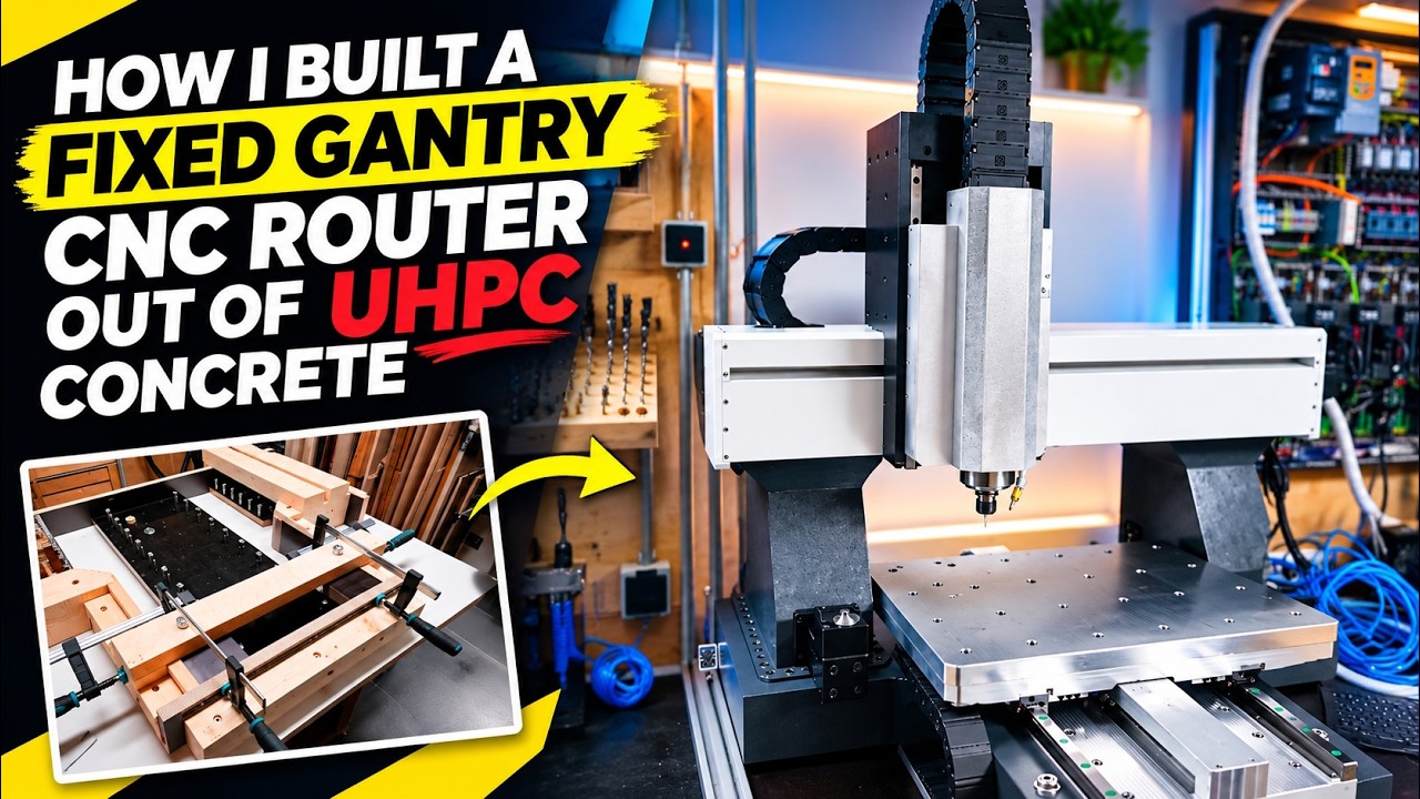 How I built my UHPC CNC mill