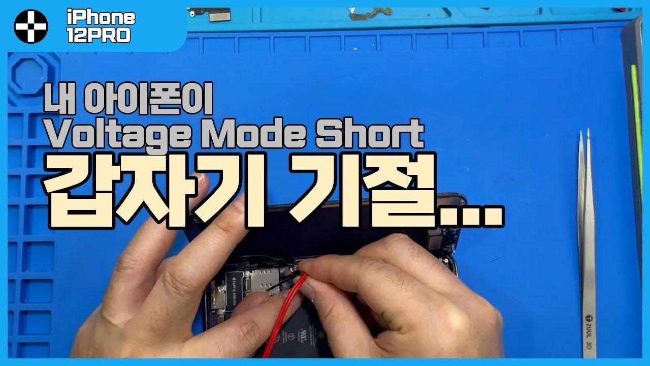 갑자기 전원이 안들어 오는 아이폰 12프로를 살펴보았습니다람쥐 ㅋㅋㅋ