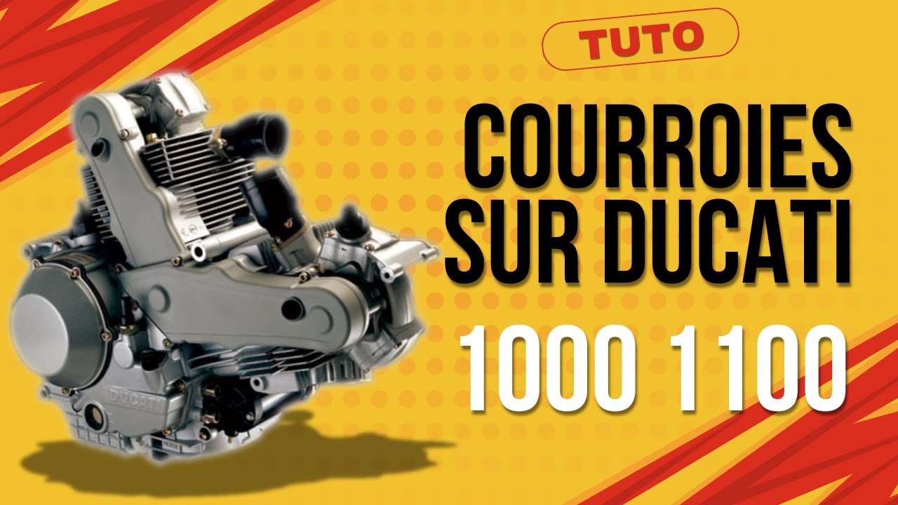 Comment changer les courroies de distribution sur DUCATI 1000 et 1100
