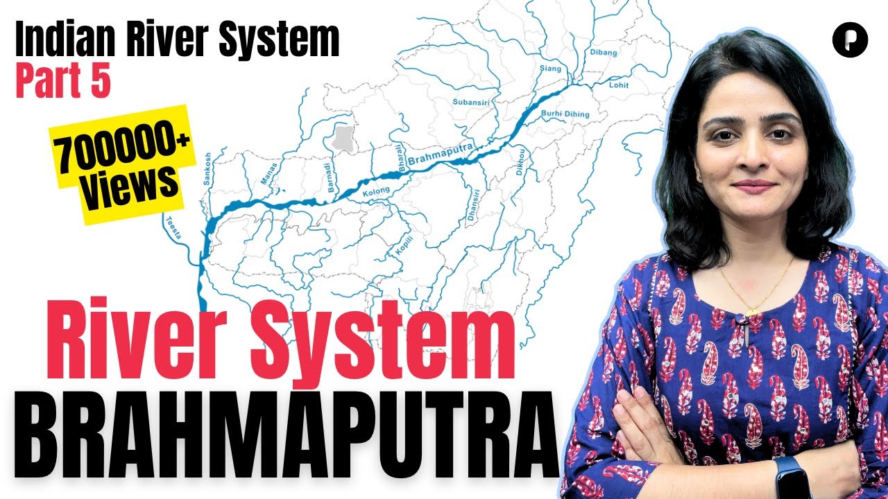 Rivers of India (भारत की नदियां) Part 5: Brahmaputra River System (ब्रह्मपुत्र नदी प्रणाली)