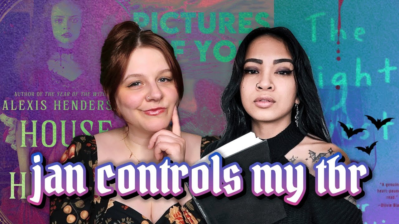 BOOKTUBER TASTE TEST! 📚🦇 tbr takeover ft. jan agaton