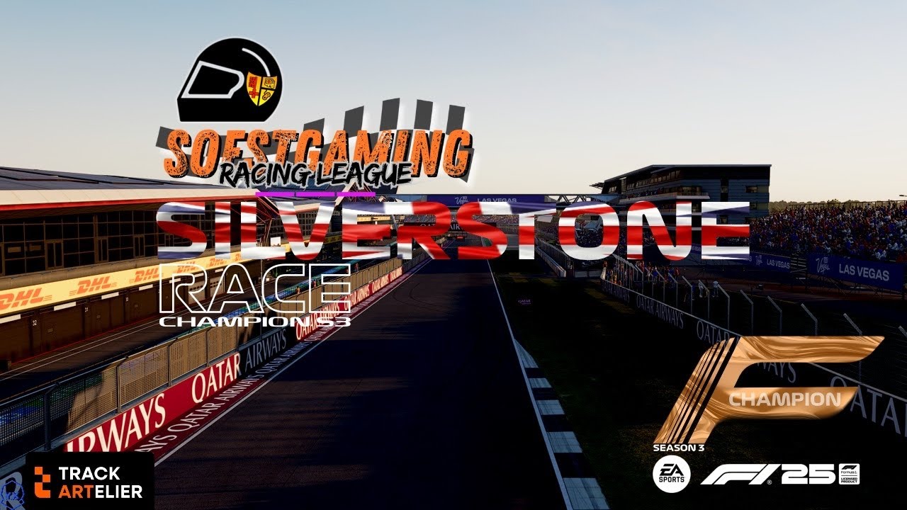 Soestgaming Racing League | Champion Season 3 | Rennen 7 | Silverstone | powered by Trackartelier