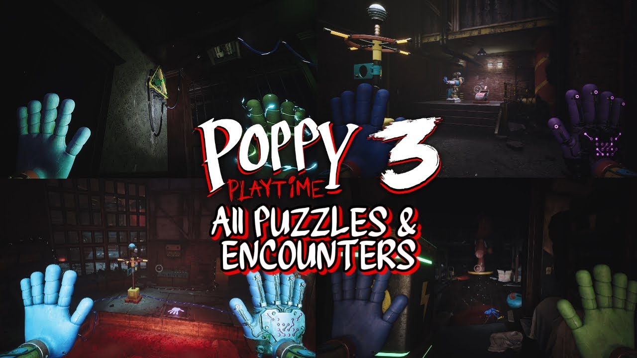 Poppy playtime 3 All puzzles & encounters