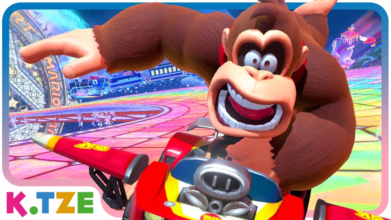 Fahren auf dem Regenbogen 🌈😍 Mario Kart World | Spezial Cup