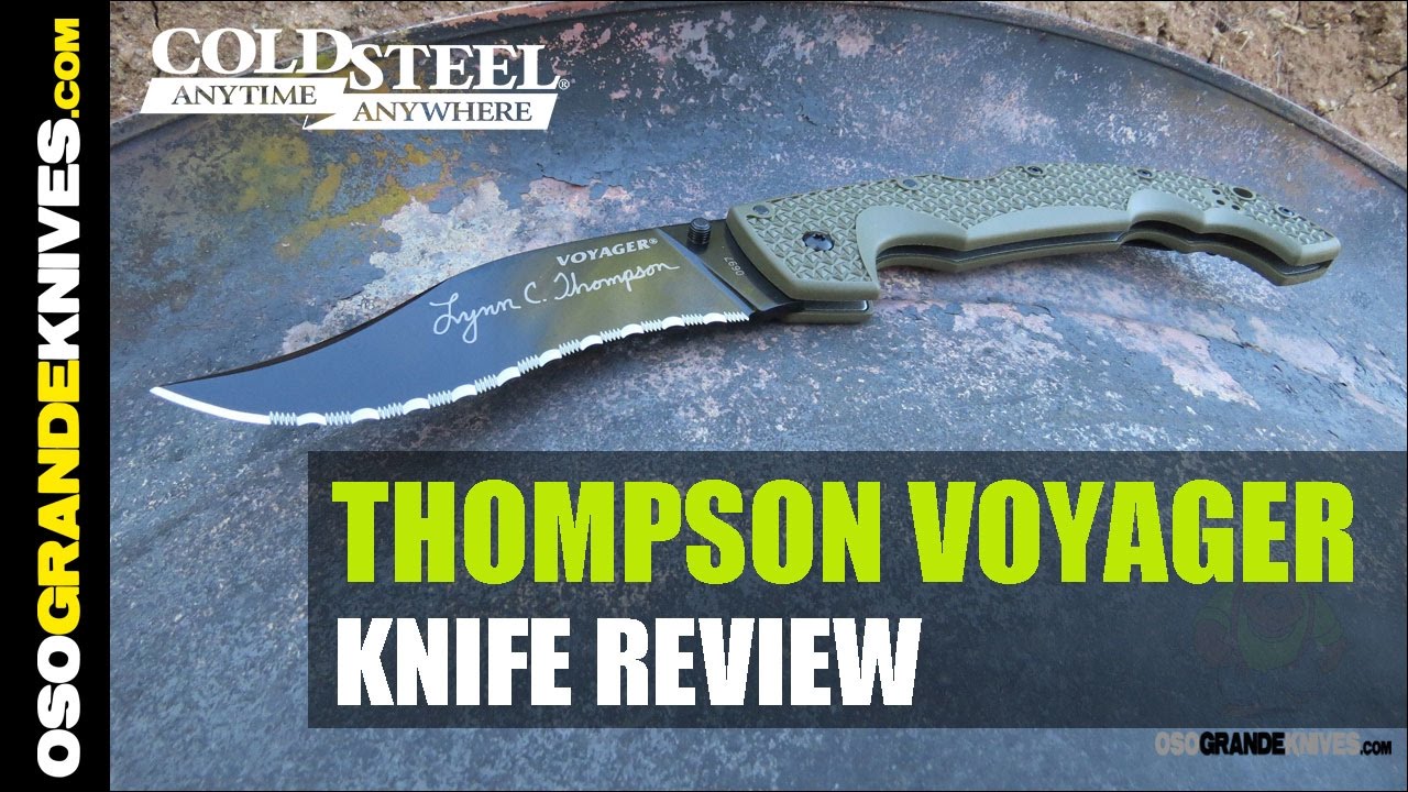 Cold Steel Thompson Voyager Vaquero XL CS29UXV Folding Knife Review | OsoGrandeKnives