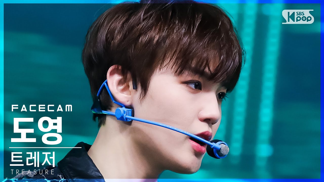 [페이스캠4K] 트레저 도영 '직진' (TREASURE DOYOUNG 'JIKJIN' FaceCam)│@SBS Inkigayo_2022.03.06.