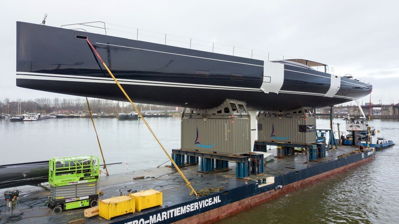 Royal Huisman's 47m/ 154ft high-performance cruiser sloop Nilaya