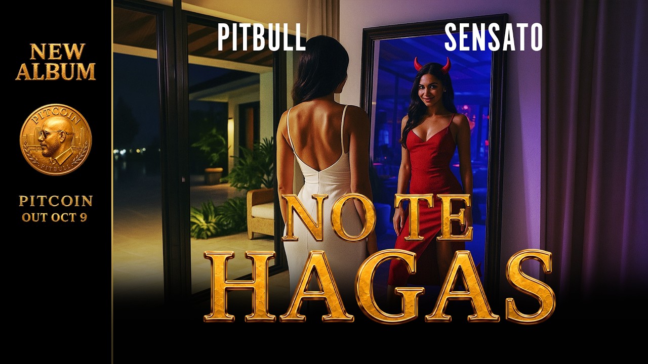 Pitbull - No Te Hagas (Official Lyric Video)