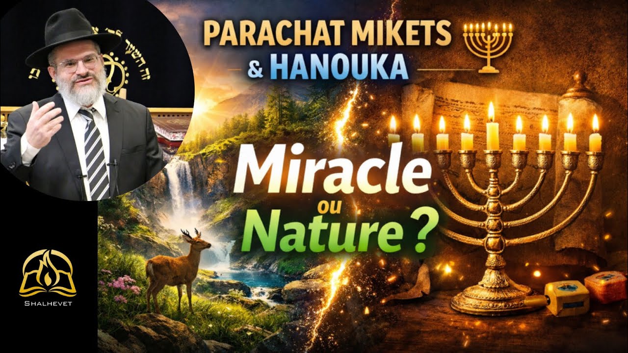 PARACHAT MIKETS & HANOUKA 🕎🔥 Le miracle caché derrière la nature - Rav Michael Ifrah - Fr