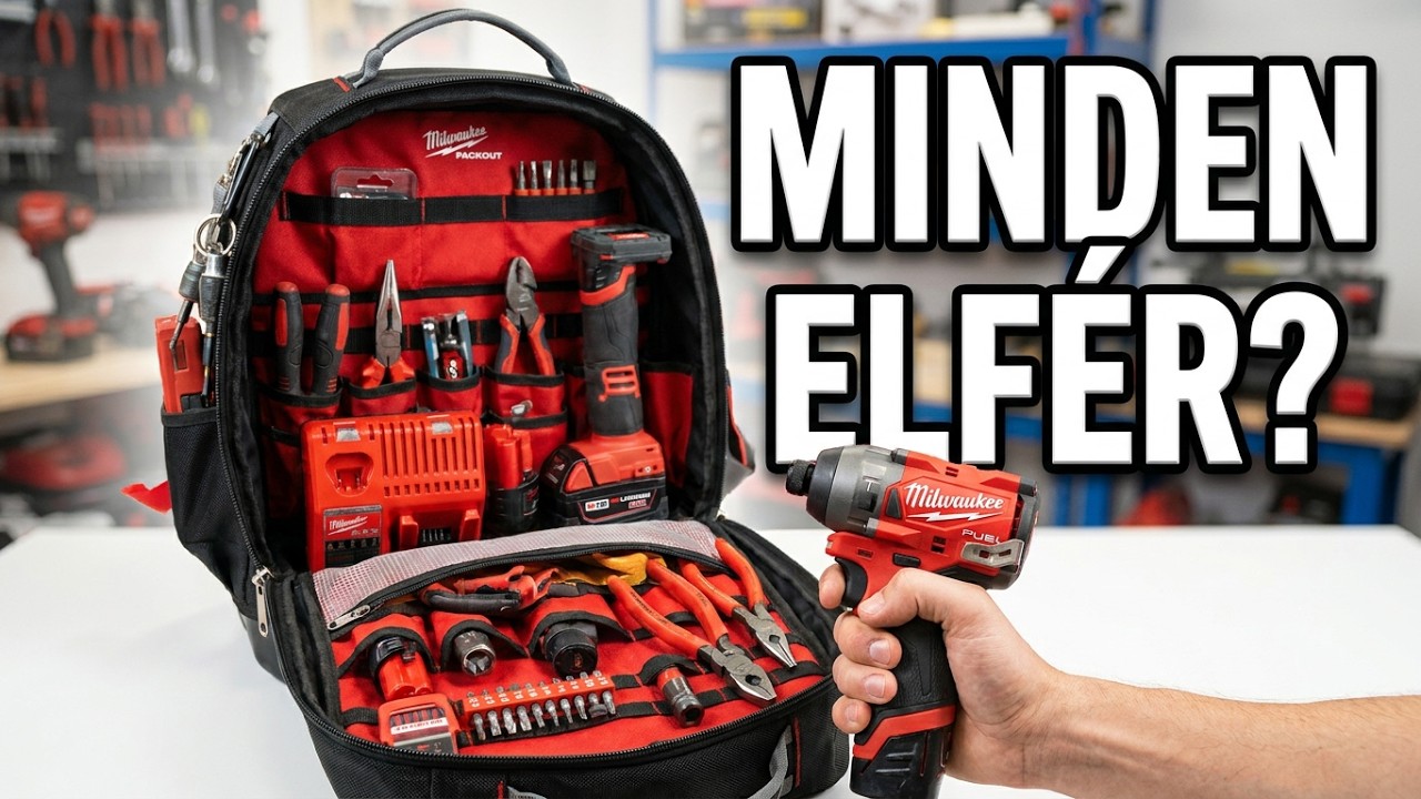 Mit rejt a Packout Táska? - Milwaukee Packout Táska - M12 Gépek - Packout Kisrendező - Apróságok