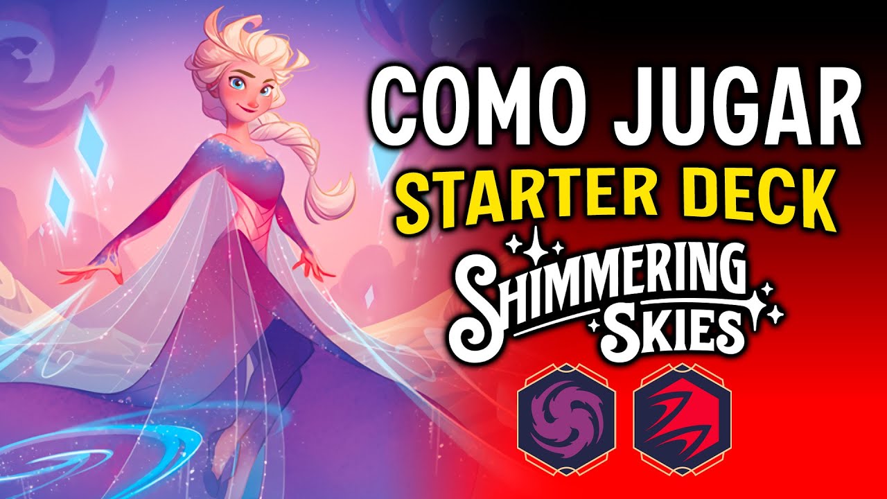 💜❤️ MEJOR MAZO de Control para PRINCIPIANTES ★ Lorcana Starter Deck SHIMMERING SKIES Amatista Rubí