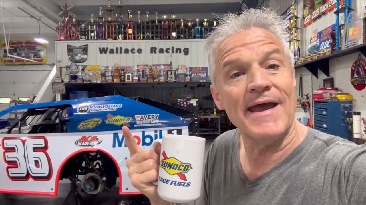 Tour of My Race Shop & New Mobil 1 Race Car!