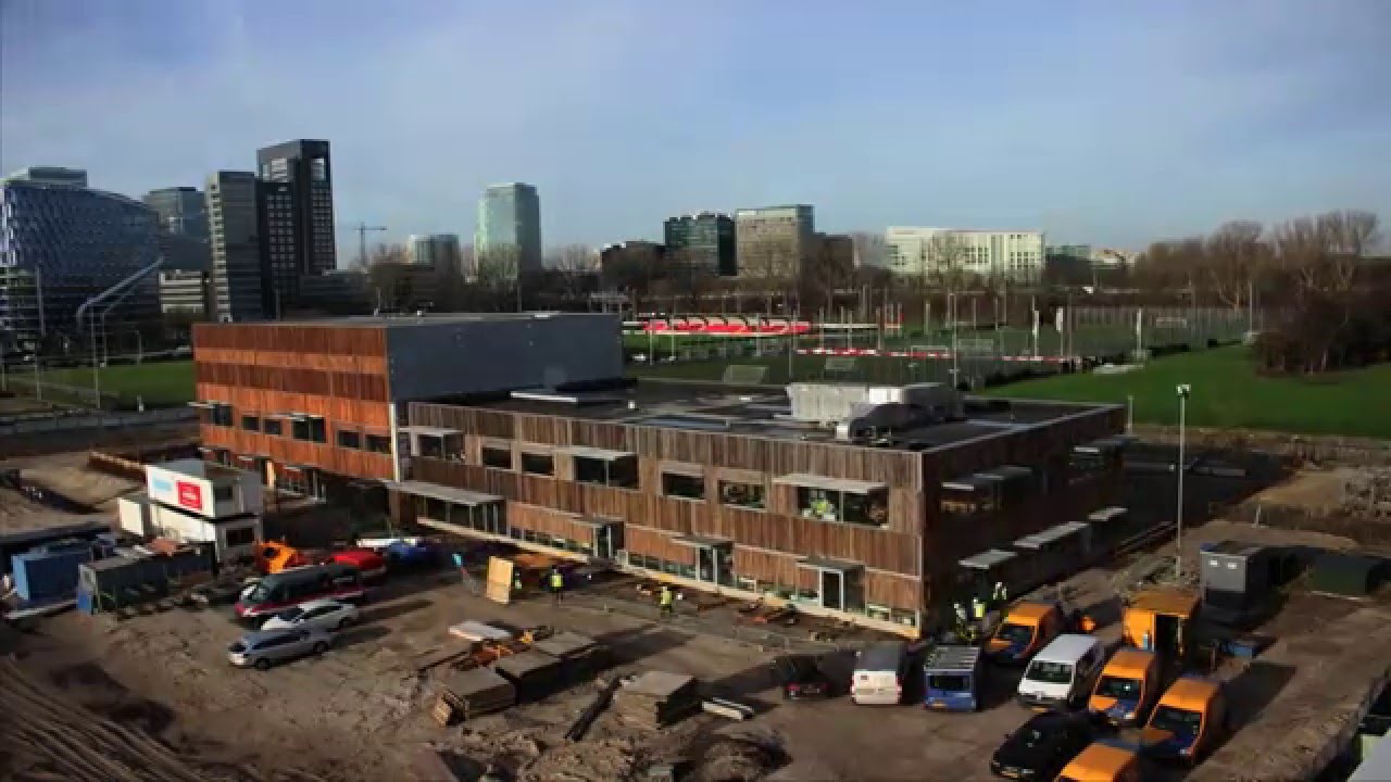 Time-lapse 'schooltje schuiven' Zuidas | 2015