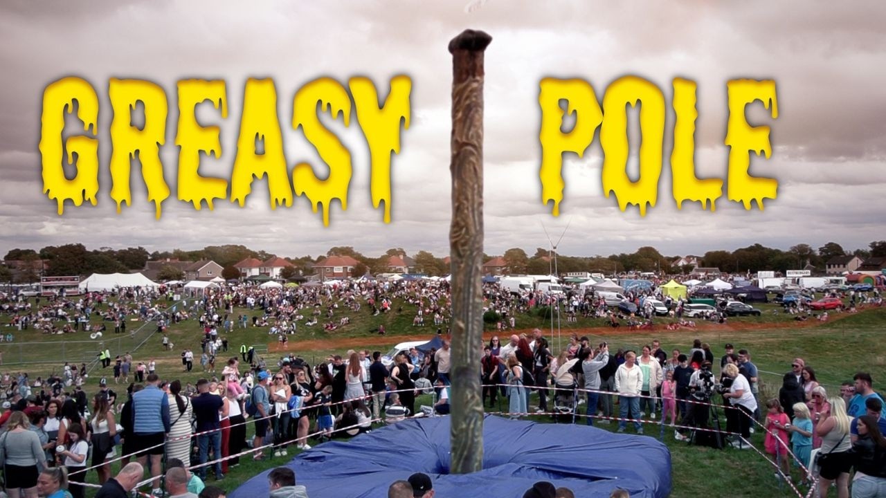 The famous Greasy Pole of Irvine | Marymass 2025