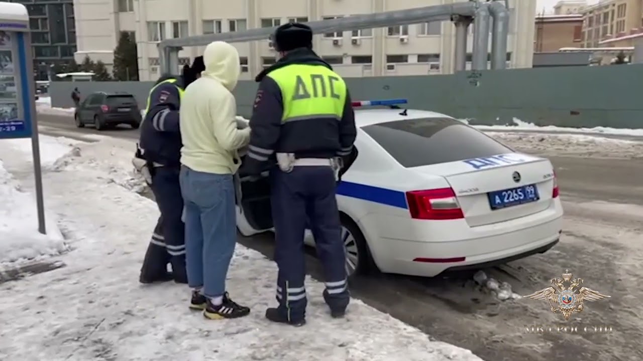 Ирина Волк: В Москве сотрудники ГИБДД задержали злостного правонарушителя