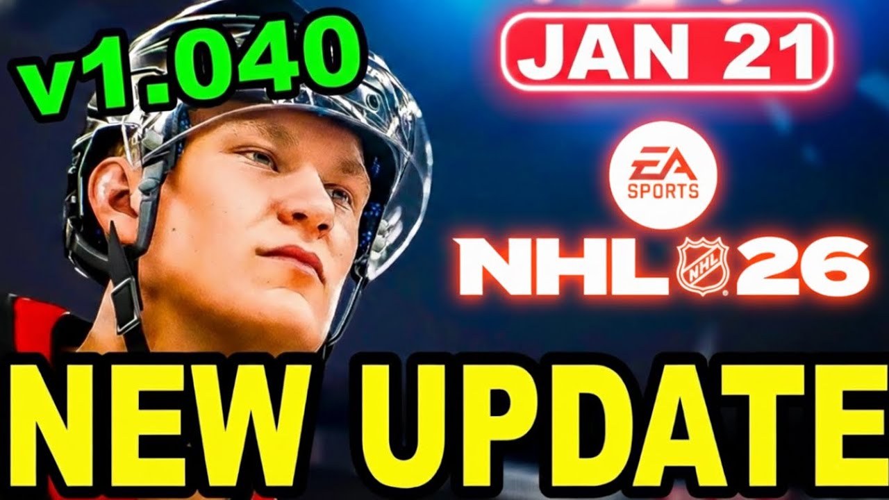 NHL 26 Update 1.040 Patch - Gameplay Fixes, New HUT Moments & Fresh Uniforms