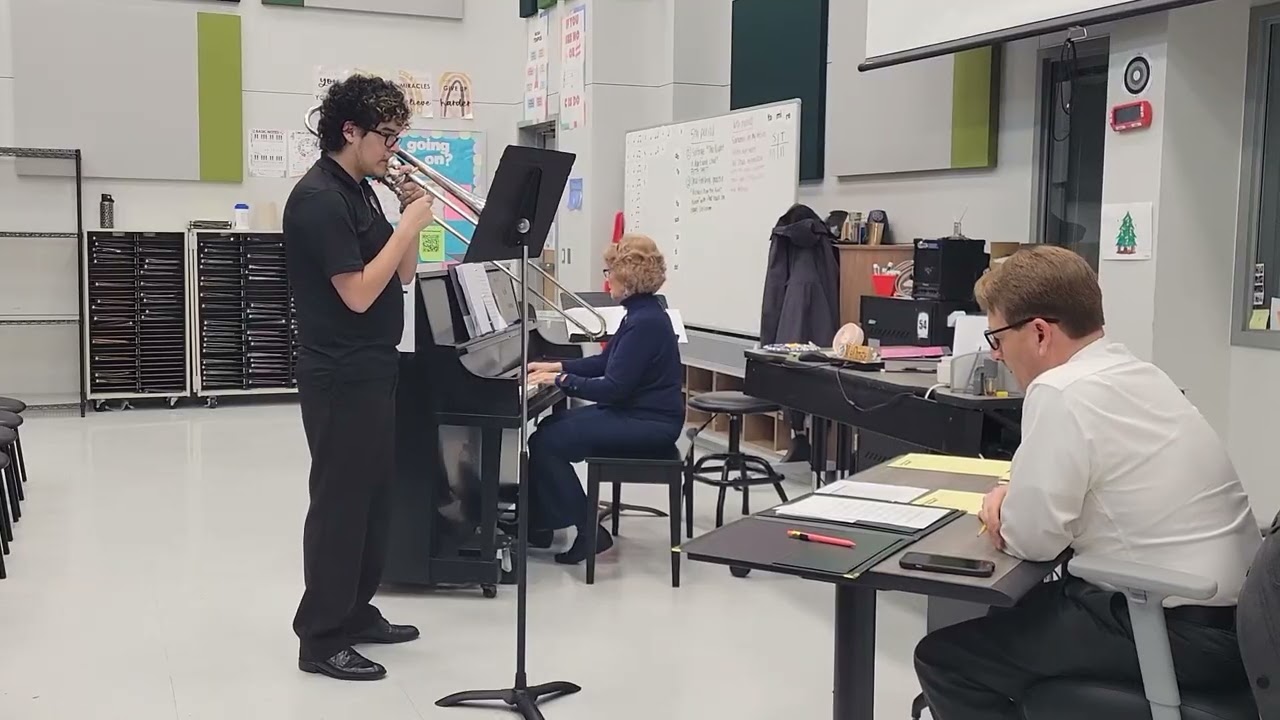 Tony Cabrera, Norwegian Dance by Edvard Grieg, Harby JH Band Solo Contest 1.24.2026