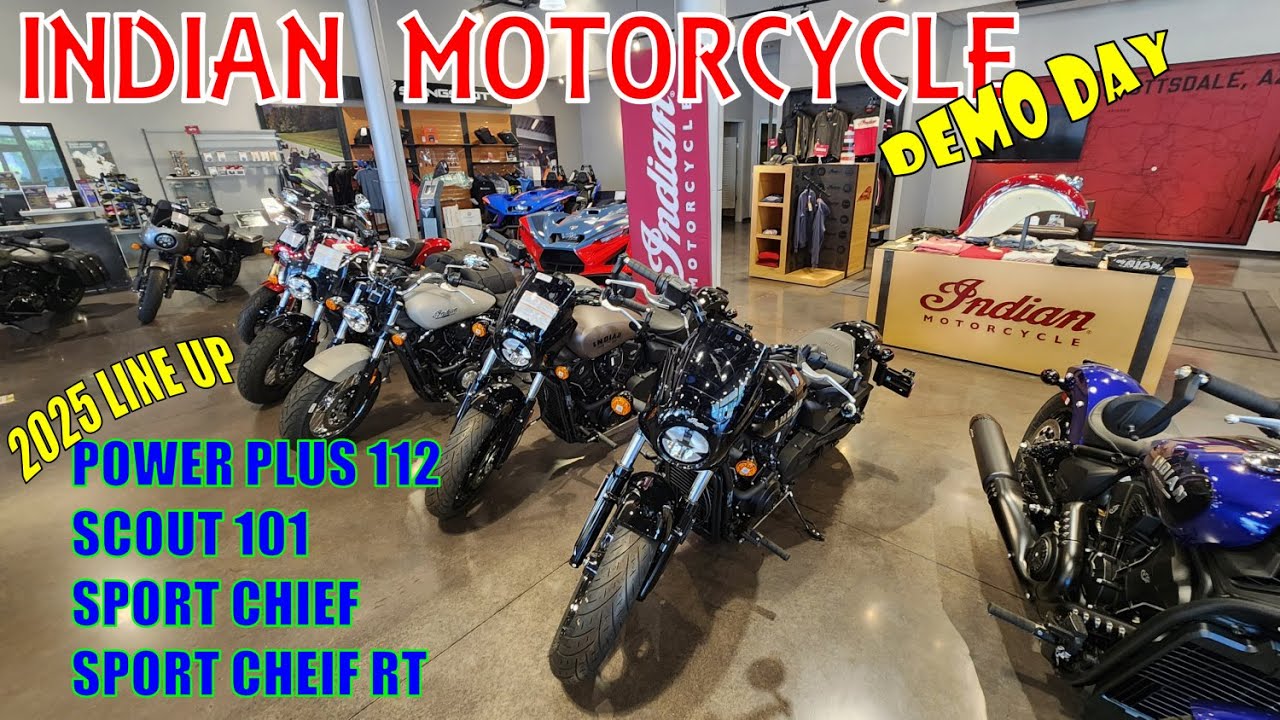 Indian Motorcycle Demo Day 2025 Line Up - #powerplus112  @Indian Motorcycle @GO AZ Motorcycles
