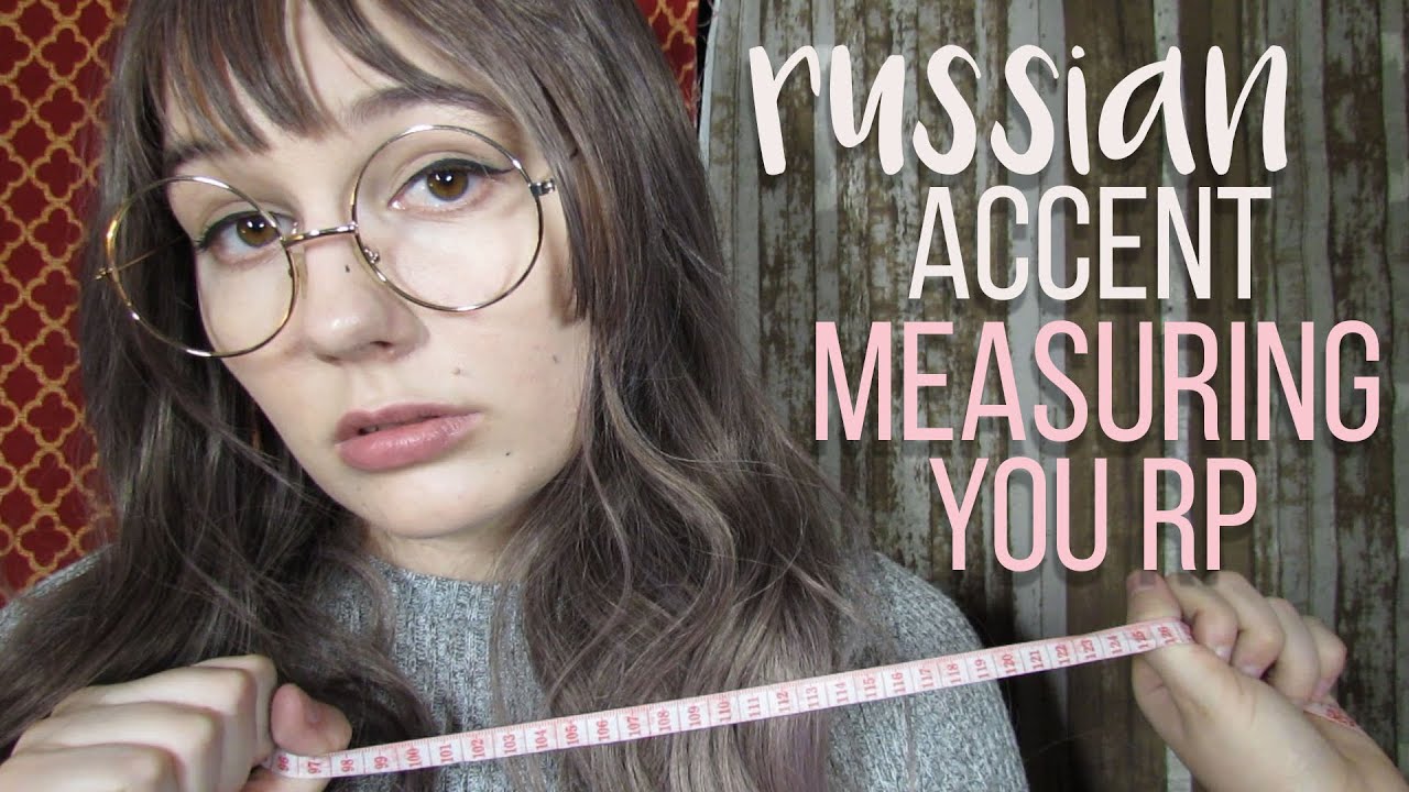 ASMR Russian Accent Seamstress Roleplay ~ Measuring You + Pencil Writing