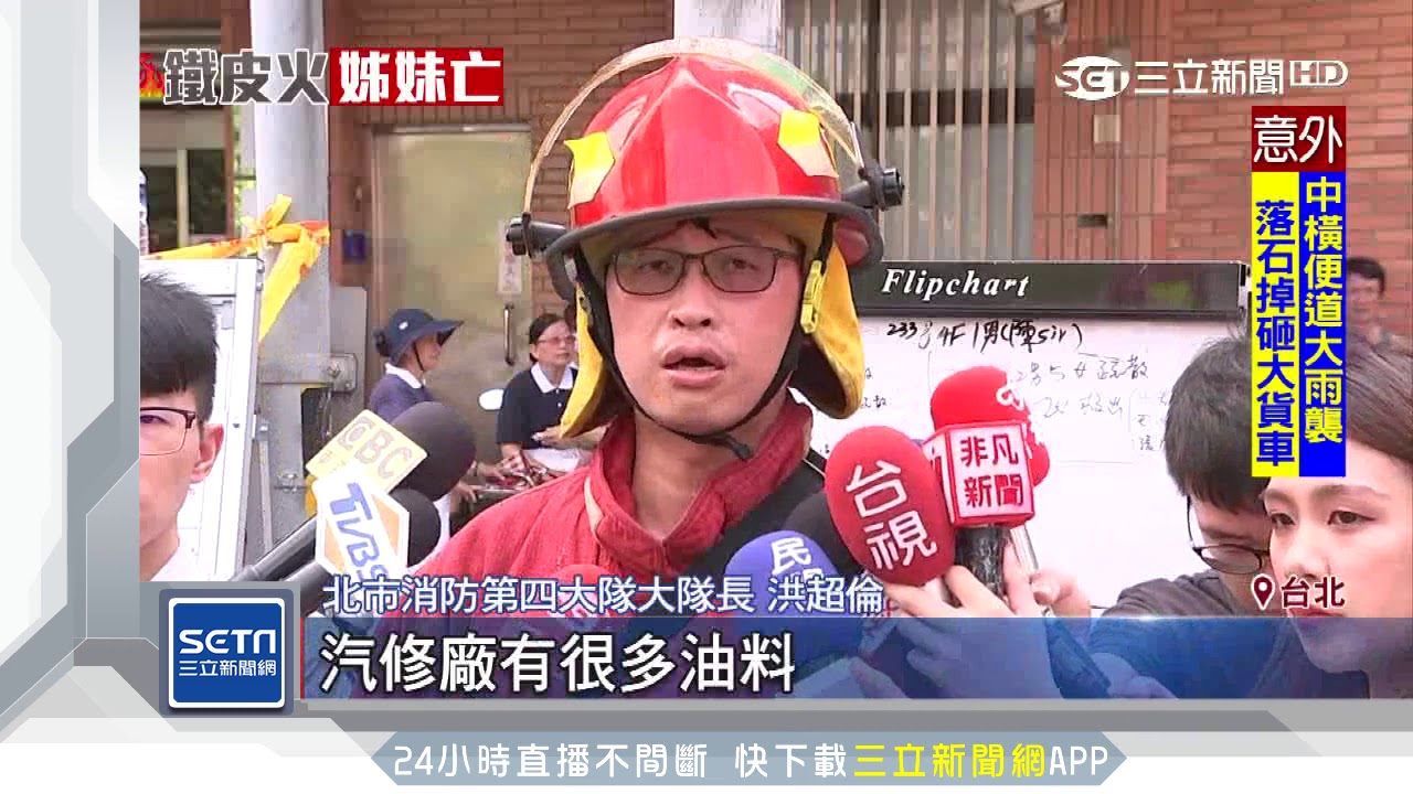 汽修廠油料多、木隔間易燃　火勢延燒迅速｜三立新聞台