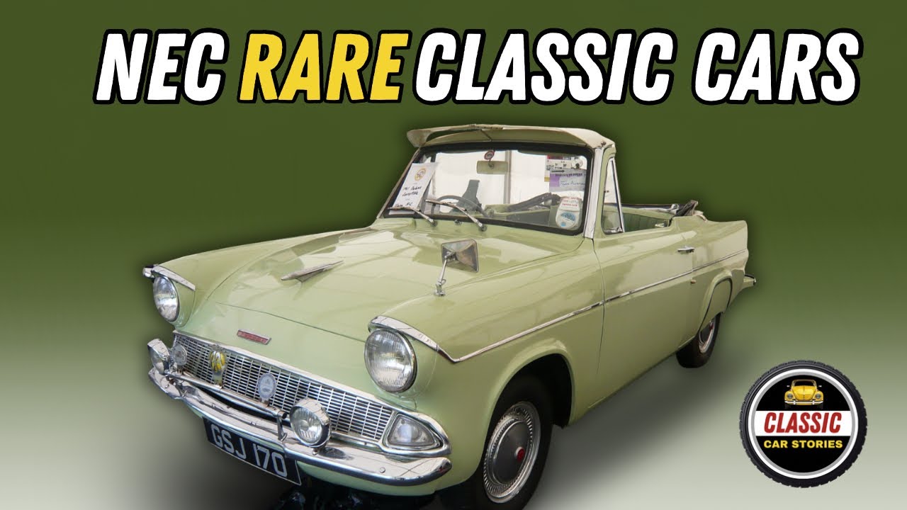 Classic Fords at the NEC! Capri Mk2, Anglia Convertible & Ford Ranchero