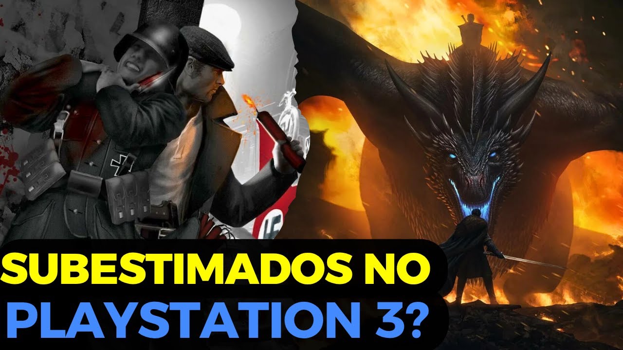 9 JOGOS DE PS3 QUE PARECEM RUINS, MAS SÃO VICIANTES!