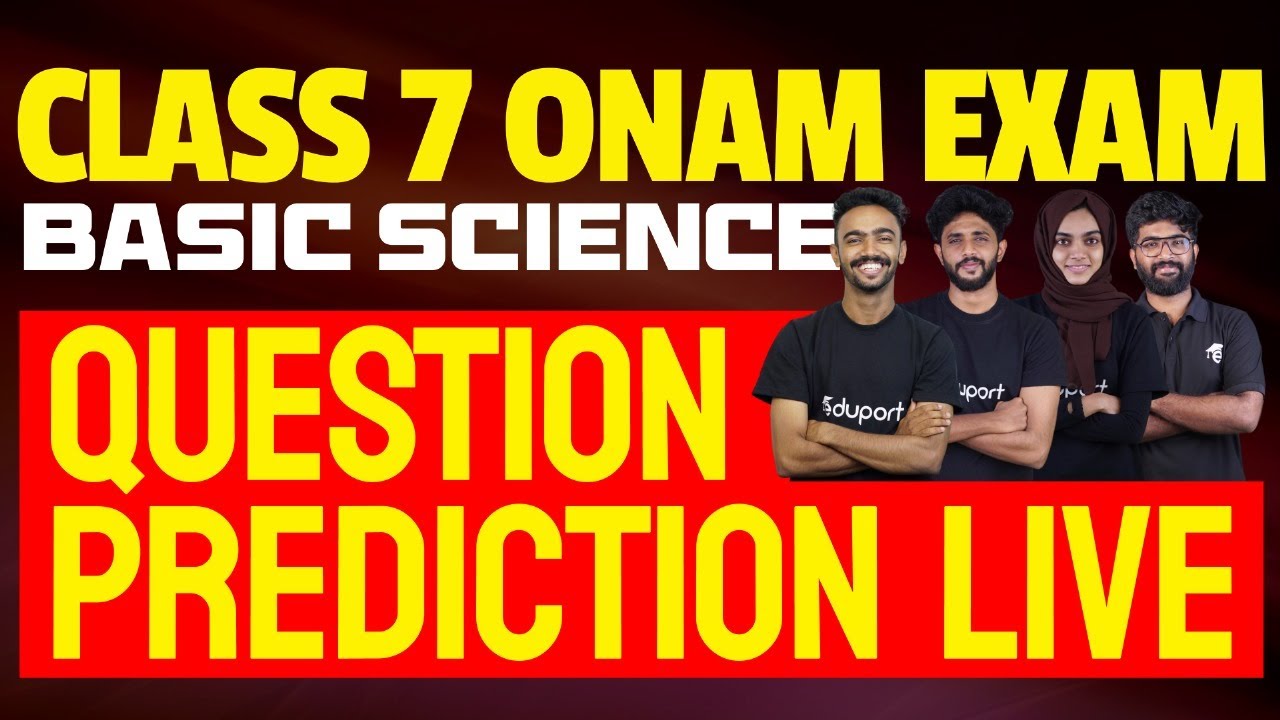 Class 7 Social Science | Onam Exam Question Prediction Live | Eduport