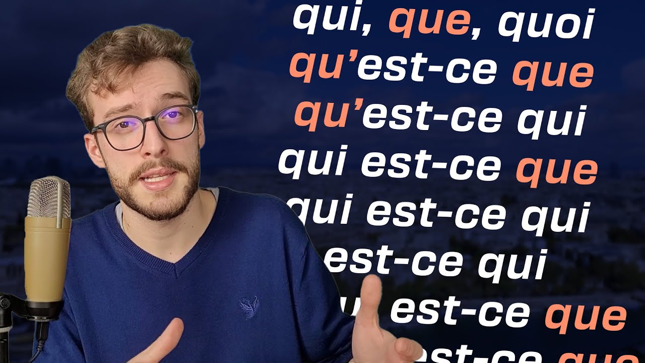 Też kiedyś tego nie rozumiałem. Francuskie pytania od QUI do DE QUOI EST-CE QUE (zaimki rzeczowne)