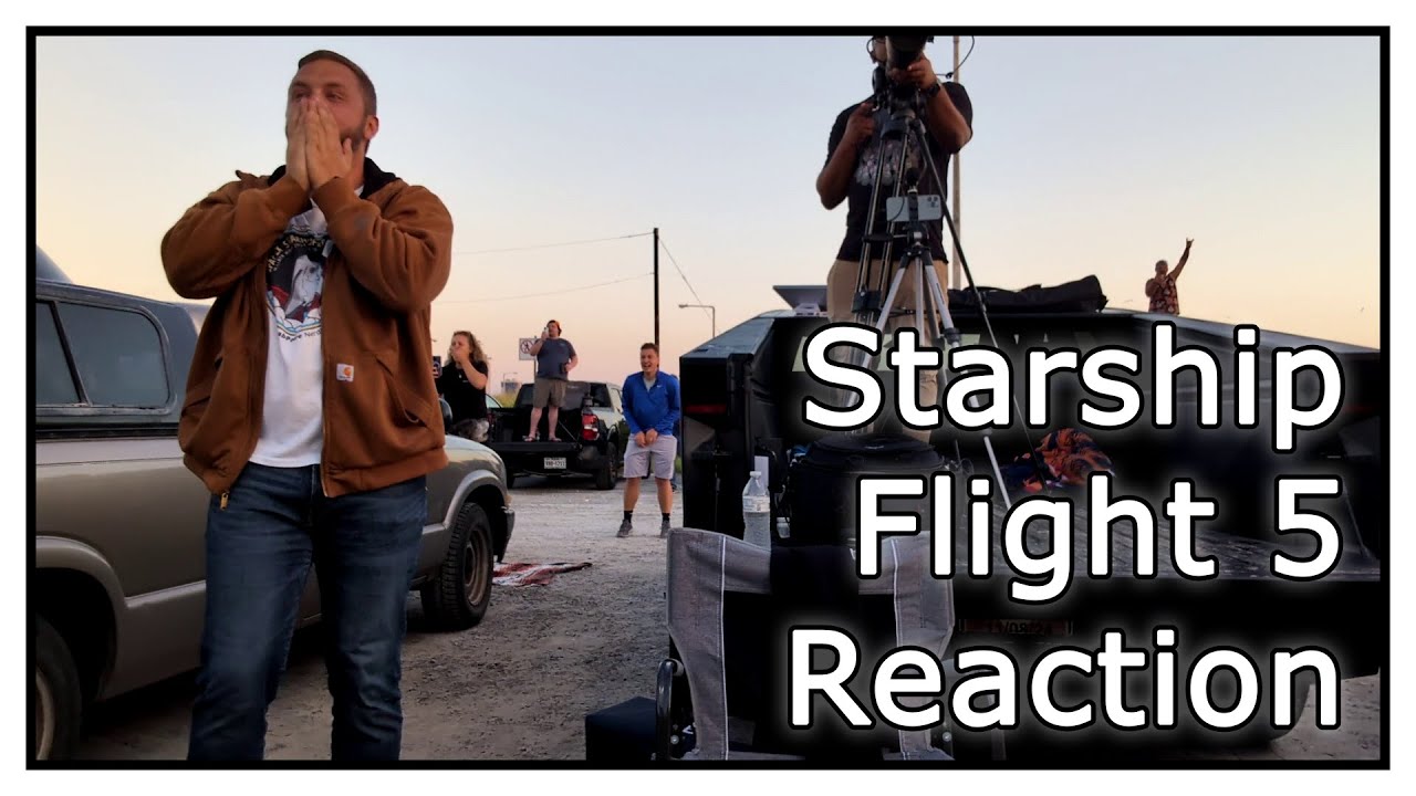 Starship Flight 5 and Super Heavy Booster Catch Reaction