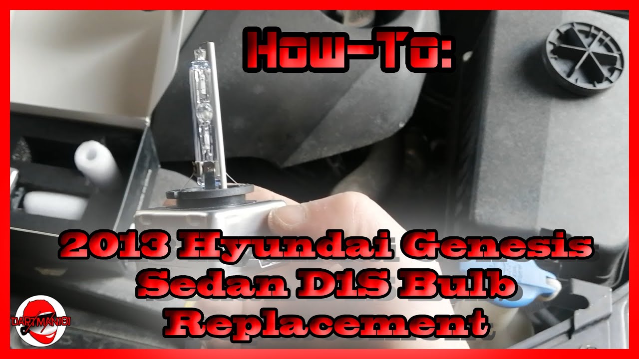 How-To: 2013 Hyundai Genesis Sedan D1S Bulb Replacement