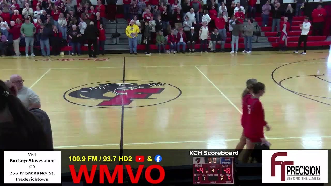 Buckeye Stoves High School Hoops - Fredericktown Girls Vs Fairbanks Tournament Play