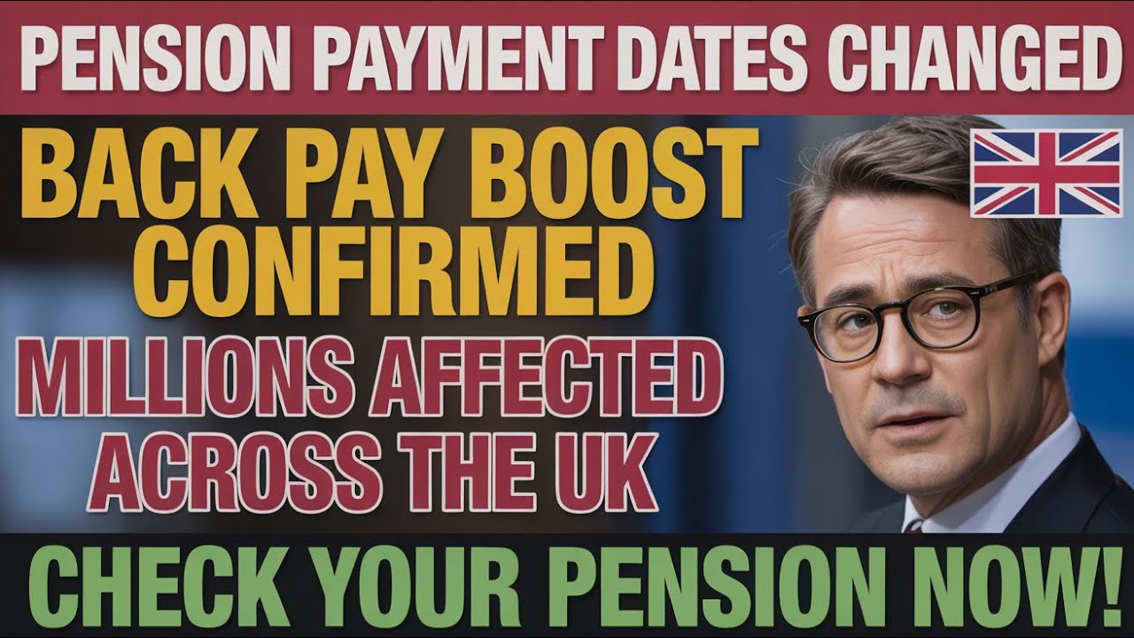 Major UK Pension News August 2025 Payment Dates Changed & Back Pay Boost Confirmed!