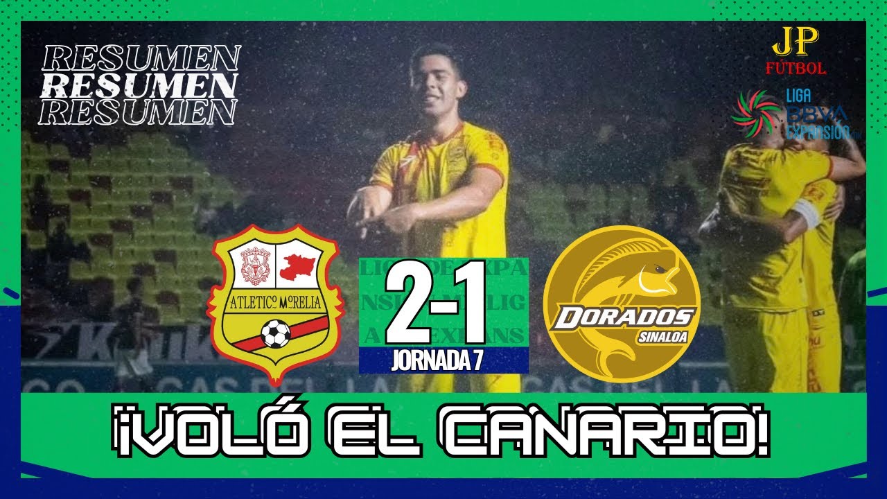 Atlético Morelia vs Dorados |RESUMEN| Liga de Expansión MX Apertura 2025